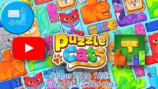 Puzzle cats stage 75 to 180+ video max? #funny #video #puzzlecats #catpuzzlegame #gameplay #game