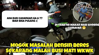 KALO GAKUAT JANGAN RAWAT NINJA 2 TAK‼️MOGOK GARA" BENSIN BERES MALAH JADI KE BUSI YANG MATI WKWK 🤣