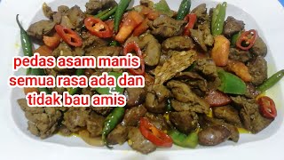 sambel goreng ati bumbu iris dng sari buah delima