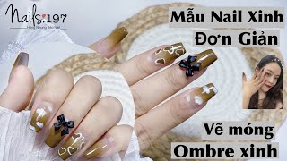 Làm Nail Nhanh, Đơn Giản - Mẫu Nail Ombre, Vẽ Nail Xinh