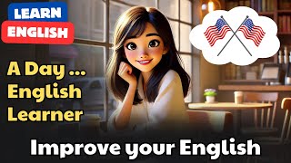 English Practice for Beginners (A Day in the Life of an English Learner) | English Speaking Practice