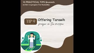 Offering Tarawih Prayer in the Mosque I Tip 9 I Parenting Tips