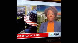 black newscaster is fed up with the treatment of protesters in Washington