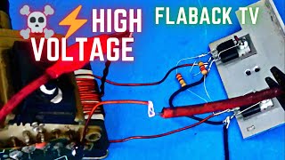 How making high voltage ⚡ flyback tv