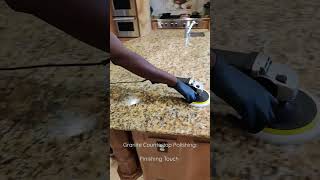 Granite Countertop Reconditioning, Sealing and Polishing || Finishing Touch Step