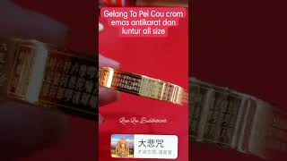 gelang ta pei cou 150 rb LIAN LEE BUDDHISTARTS赵德利 089670142068