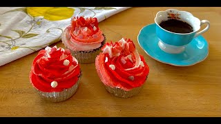 The Very BEST Almond Cupcakes /How to make cupcakes/ Perfect Cupcakes/