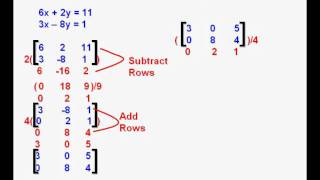 Solving Systems Using Matrices