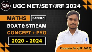 Mathematical Reasoning and Aptitude For UGC NET | Paper 1 | Boat and Stream