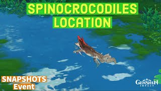 Where to find Spinocrocodile For Snapshots Event - Spinocrocodile Location Genshin