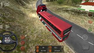 Bus Simulator indonesia diduga supir mengantuk