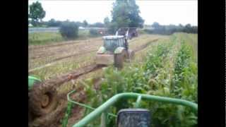 Ensilage de maïs 2012 dans la manche en condition difficile