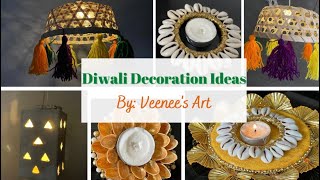 Diwali Decoration Ideas// Diy Diwali decorations ||sinple Diwali decorations