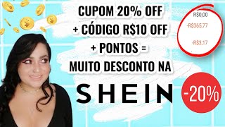 2023 | CUPOM 20% OFF PROGRESSIVO + CÓDIGO R$10 OFF + PONTOS = MUITO DESCONTO na SHEIN