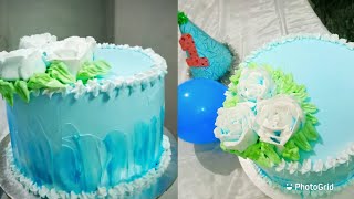 Cake icing and decoration video/birthday cake decoration/thanu's happy world/episode-23