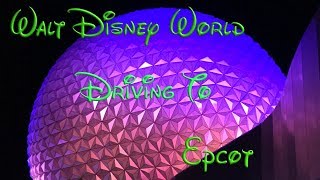 Driving Florida On A Road Trip To Epcot