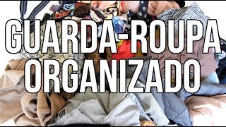 Dicas para organizar o guarda-roupa