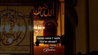 HADİ BİR SAYFA KUR’AN OKUYALIM | Salih Eğridere #shorts