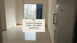 Cosmos Classique - 2BHK, B3 Hilton, 634 Rera Carpet, near Hiranandani Estate, Thane Ghodbunder road