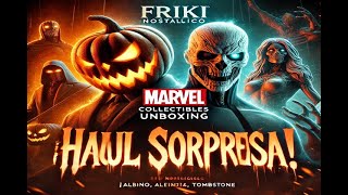 ¡HAUL SORPRESA DE HASBRO! Unboxing Jack O'Lantern y Tombstone | Figuras Marvel Épicas 🎃💀