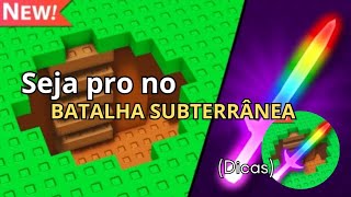 COMO SER PRO NO BATALHA SUBTERRÂNEA | ROBLOX