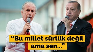 Muharrem İnce'den Erdoğan' çok sert 'sürtük' tepkisi! "Bu millet sürtük değil ama sen..." #shorts