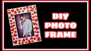 DIY Photo Frame Idea | Handmade Picture Frame Making At Home | Best Out Of Waste | DIY Picture Frame