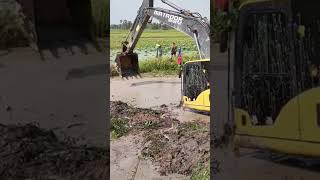 👆 Excavator Matador Shantui Vs. Deep Water In Canal Part 142