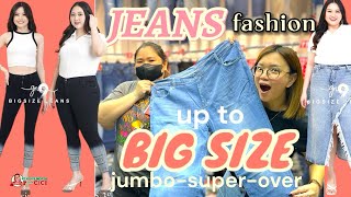 SATU-SATUNYA SUPPLIER #JEANS #FASHION SMP UK. #OVERJUMBO TANAH ABANG! #bigsize #grosir #superjumbo