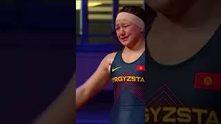 Париж 2024 Мээрим Жуманазарова #wrestling #combatsports #sports