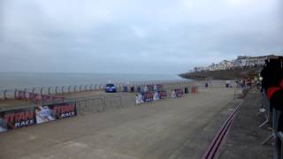 Kevin Proctor in a Subaru Impreza WRC , Blackpool Promenade 2015