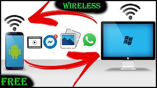 💻How To Transfer Files From PC To Android Without Usb Cable📱|| Transfer Files From Phone To Laptop