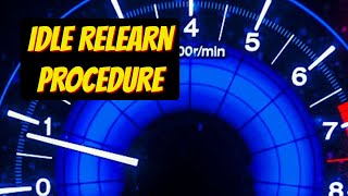 Toyota Lexus Idle Relearn Procedure