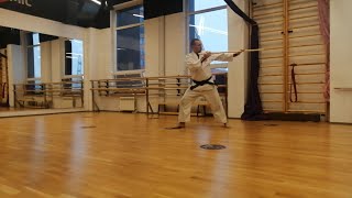 Jo suburi renzoku Aikido Yoshinkan style