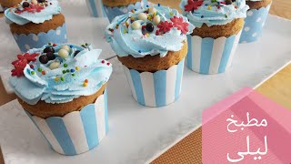 أسهل طريقة لعمل كب كيك او المافن بشكل راقي و ناجح %100 - cup cake