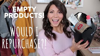 PRODUCTS I USED UP DECEMBER 2019 + Would I Repurchase...?! hits + misses | EMPTIES | VLOG 137