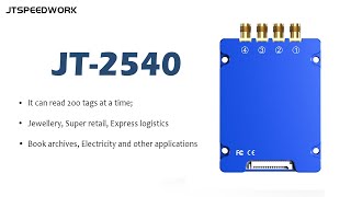 JT-2540 UHF RFID Reader Module TM200 Chip Long Range 4 Port Passive Integrated