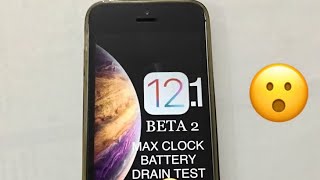 iOS 12.1 Beta 2 Battery Test iPhone SE