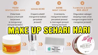 Tutorial Make Up Sehari Hari Pakai MS Glow