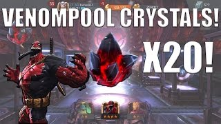 Marvel Contest of Champions | 20 VENOMPOOL CRYSTALS!