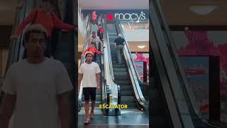 He can stop the escalator!