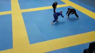 Callum Hanman quarter finals IBJJF German Nationals 2018