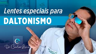 Lentes especiais para daltonismo