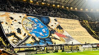 Allsvensk premiär AIK-VSK 1-0 #aik #ultras #allsvenskan #pyro #tifo #vsk #norrastå