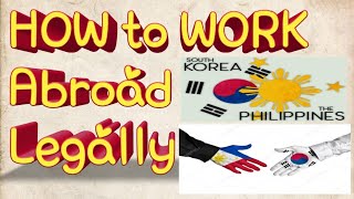 POEA How To Work Abroad Legally