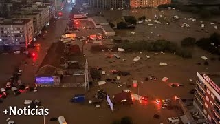 La fuerza de las lluvias de Dana deja bajo el agua a Valencia, España