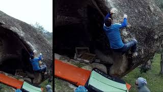 Manta 6c Tırmanıcı: Erman Aydın Bafa Gölü Bouldering Kısa Kaya Tırmanışı Kapıkırı Köyü Rock Climbing