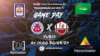 AO VIVO | Jogo de Basquete | Municipal x Niteroi sub17 30/03/24  @FBERJPLAY