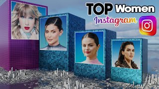 Most Followed Women On Instagram◄📷TOP Instagram 3D comparison ►