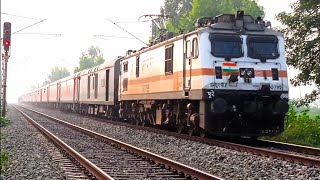 17 In One Light Locomotivs | Electric trains | WAP7 + WAG9HC + WAG9 + WAP5 + WDM3A | I R